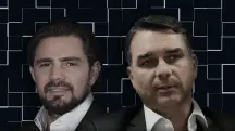 Daniel Vorcaro e Flávio Bolsonaro | Foto: Reprodução/Montagem/Revista Oeste