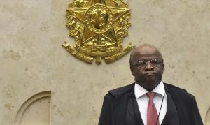 Joaquim Barbosa, em 2014, quando lamentou a absolvição dos condenados do Mensalão: “Tarde triste para o Supremo Tribunal Federal” | Foto: José Cruz/Agência Brasil