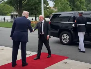 Lula chega à Casa Branca para reunião com Trump