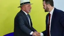 Lula e o ministro da Fazenda, Dário Durigan - 04/05/2026