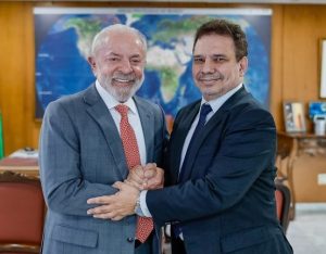 Lula da Silva e o ministro da Justiça, Wellington César Lima e Silva | Foto: Divulgação/EBC