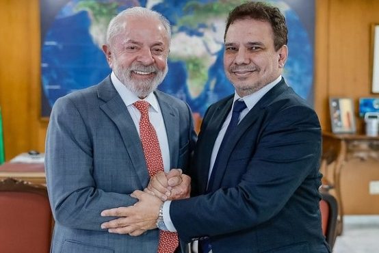 Lula da Silva e o ministro da Justiça, Wellington César Lima e Silva | Foto: Divulgação/EBC