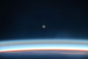 Reflexo da Terra na Lua