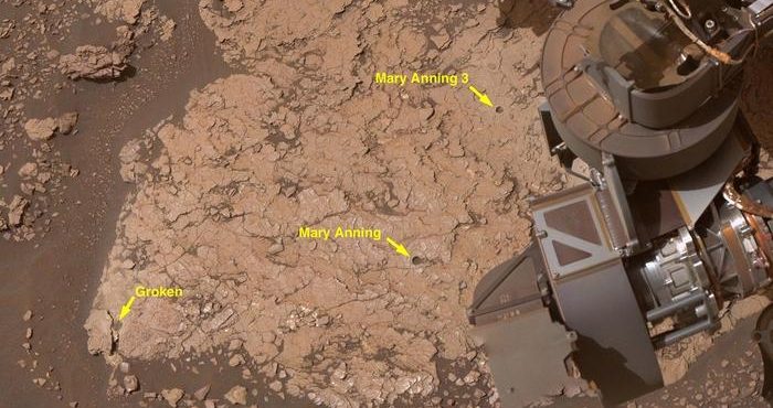 O rover Curiosity, da Nasa, detectou uma variedade de moléculas orgânicas em Marte, incluindo compostos considerados fundamentais para a vida na Terra - 23/4/2026 | Foto: Nasa/JPL-Caltech/MSSS