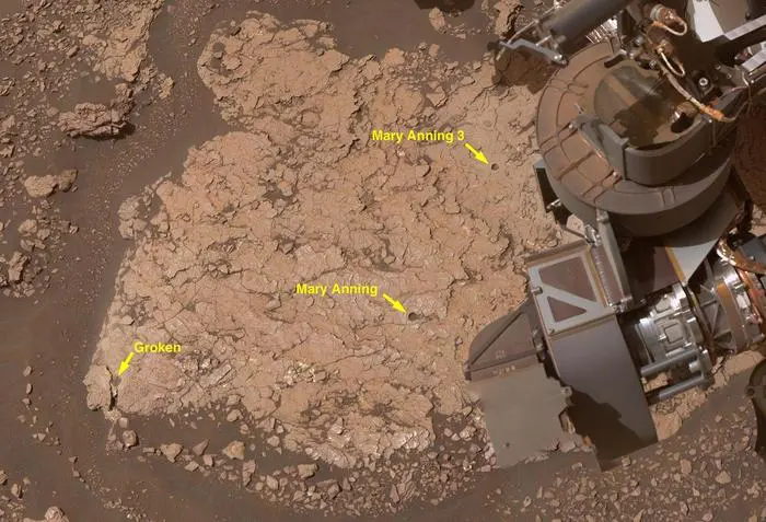 O rover Curiosity, da Nasa, detectou uma variedade de moléculas orgânicas em Marte, incluindo compostos considerados fundamentais para a vida na Terra - 23/4/2026 | Foto: Nasa/JPL-Caltech/MSSS