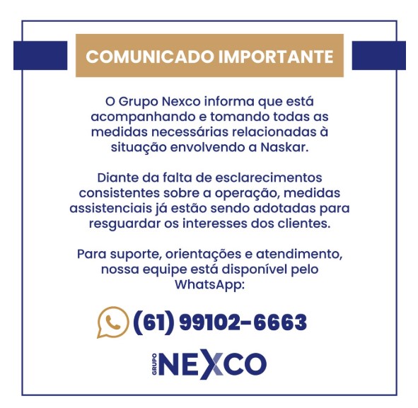 Empresa aciona Justiça contra Naskar diante de colapso da fintech 