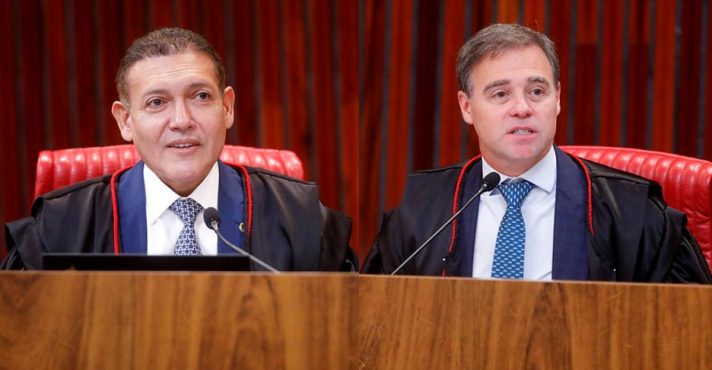 Nunes Marques e André Mendonça em sessão no TSE - 7/5/2026 | Fotos: Alejandro Zambrana/Secom/TSE