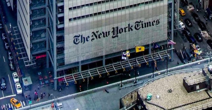 Fachada do New York Times | Foto: Wikimedia Commons