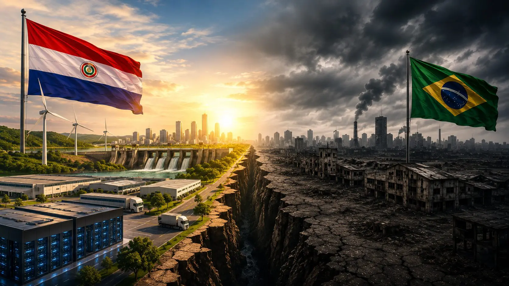 Na contramão do Paraguai, o Brasil continua figurando entre os ambientes tributários mais complexos do planeta | Foto: Divulgação/Oeste | Imagem criada com o auxílio de inteligência artficial