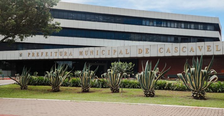 A Prefeitura de Cascavel, no Oeste do Paraná / Foto: Divulgação/Prefeitura de Cascavel