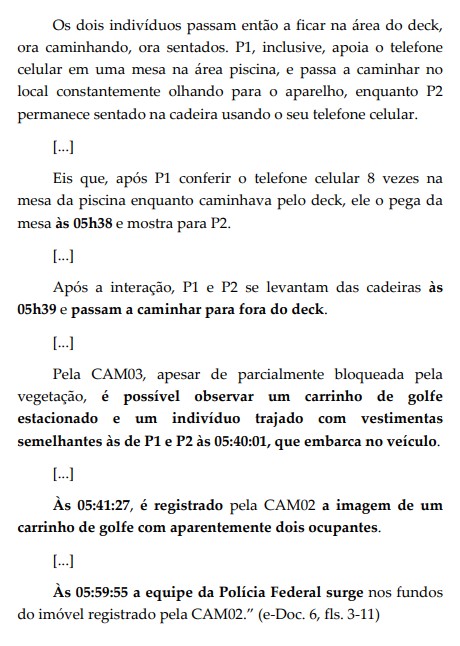 Trecho da decisão de André Mendonça na Operação Compliance - 07/05/2026 | Foto: Reprodução