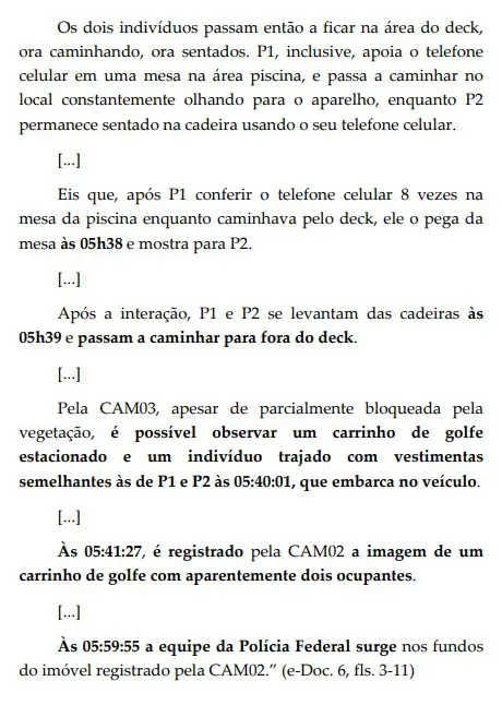 Trecho da decisão de André Mendonça na Operação Compliance - 07/05/2026 | Foto: Reprodução