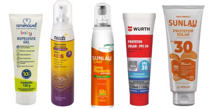 Produtos retirados do mercado pela Anvisa | Foto: Divulgação/Anvisa