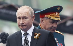 Em meio a preocupações com a sua própria segurança, Vladimir Putin propõe ‘trégua’ nos dias 8 e 9 de maio | Foto: Reprodução/X