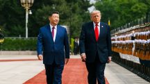 Trump estendeu um convite oficial para que Xi Jinping visite a Casa Branca em 24 de setembro | Foto: Reprodução/X
