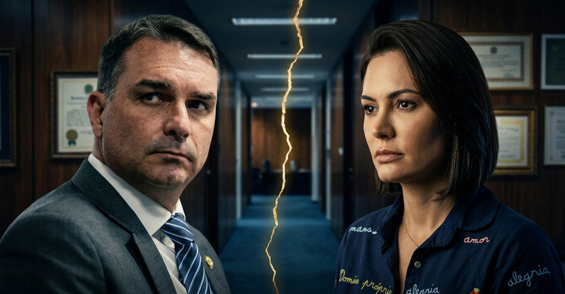 Crise na família Bolsonaro: Michelle acusa Flávio de maus-tratos e racha político é exposto