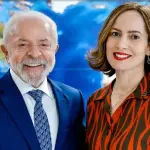 Ana Cristina Viana Silveira, nova presidente do INSS, ao lado do presidente Lula (PT) | Foto: Divulgação/Palácio do Planalto