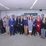 Cerimônia de assinatura do acordo entre o presidente do TSE, Kassio Nunes Marques, e representantes dos partidos políticos