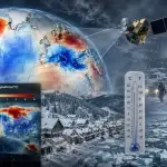 O valor de referência da média climatológica é obtido seguindo o padrão de 30 anos fechados, que atualmente corresponde ao período de 1991 a 2020 | Foto: Divulgação/Oeste | Imagem criada com o auxílio de inteligência artificial