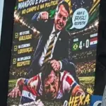 Imagem falsa Jair Bolsonaro Gustavo Gómez Paraguai