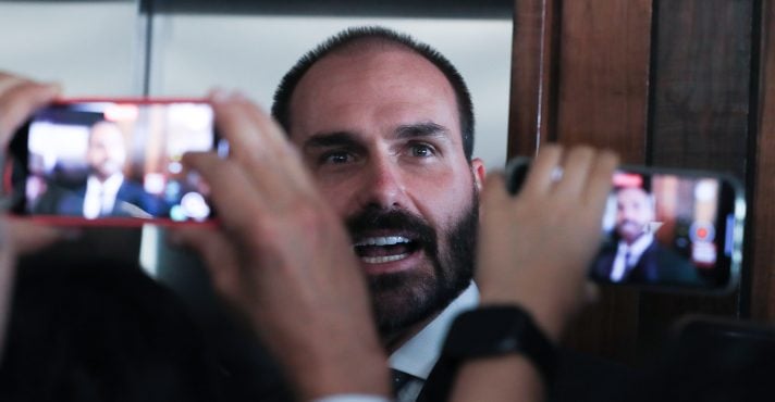 O ex-deputado federal Eduardo Bolsonaro está morando nos Estados Unidos | Foto: Lula Marques/Agência Brasil