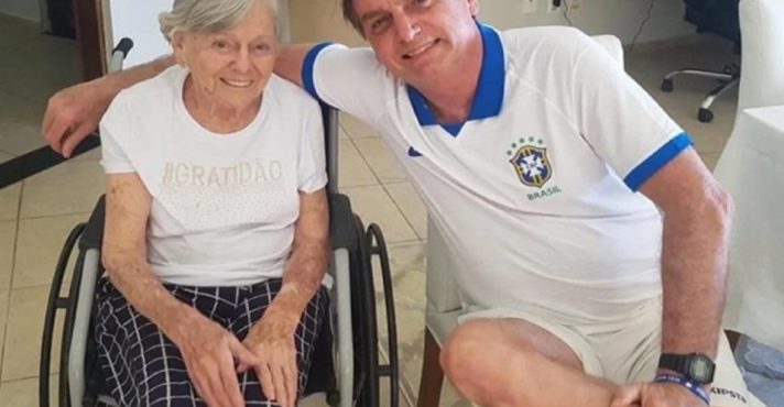 Olinda Bolsonaro morreu em 21 de janeiro de 2022, aos 94 anos | Foto: Reprodução/Instagram