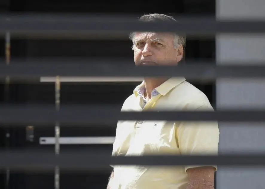 O ex-presidente Jair Bolsonaro, que segue sob prisão domiciliar em Brasília | Foto: Reprodução/X