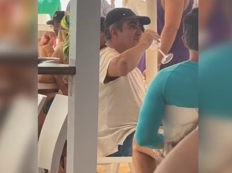 Ciro Nogueira é visto em Ibiza | Foto: reprodução/O Globo
