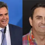 Ciro Nogueira e o irmão, Raimundo (à direita) | Foto: Montagem sobre reprodução/Redes sociais