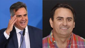 Ciro Nogueira e o irmão, Raimundo (à direita) | Foto: Montagem sobre reprodução/Redes sociais