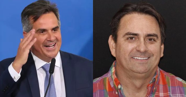 Ciro Nogueira e o irmão, Raimundo (à direita) | Foto: Montagem sobre reprodução/Redes sociais