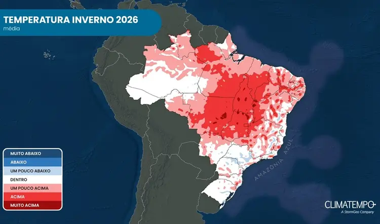 Essa previsão contrasta com o cenário esperado para o fim da estação | Foto: Divulgação/Climatempo