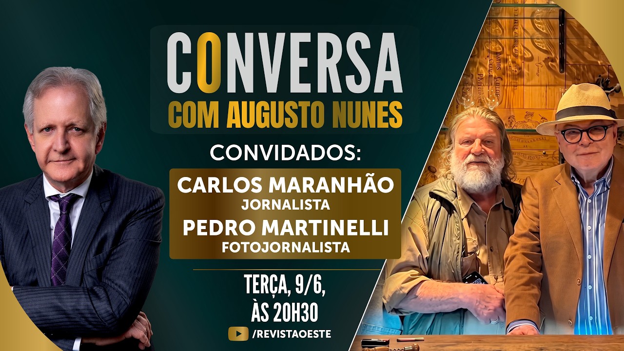 Conversa com Augusto Nunes 9/6/2026: assista à entrevista co