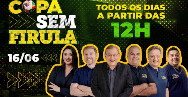 O Copa sem Firula é transmitido de segunda a sexta-feira, das 12h às 14h | Foto: Divulgação/Oeste