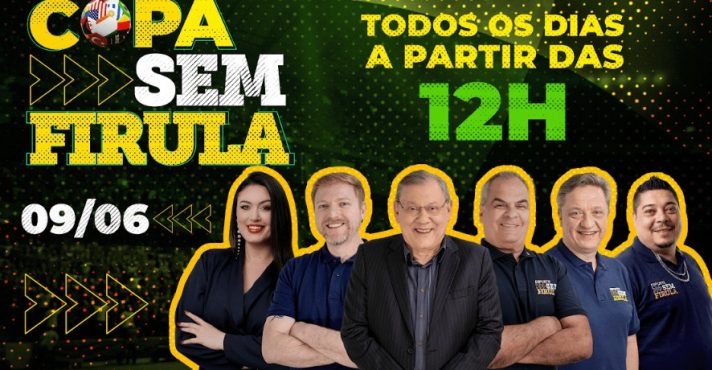 O Copa sem Firula é transmitido de segunda a sexta-feira, das 12h às 14h | Foto: Divulgação/Oeste