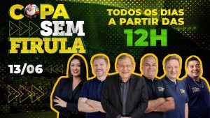 O Copa sem Firula é transmitido de segunda a sexta-feira, das 12h às 14h | Foto: Divulgação/Oeste