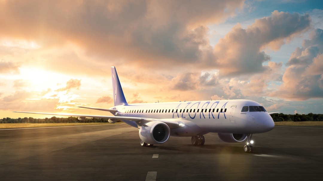 O modelo E2, fabricado pelo Embraer e vendido à norte-americana Azorra | Ilustração: Divulgação/Embraer