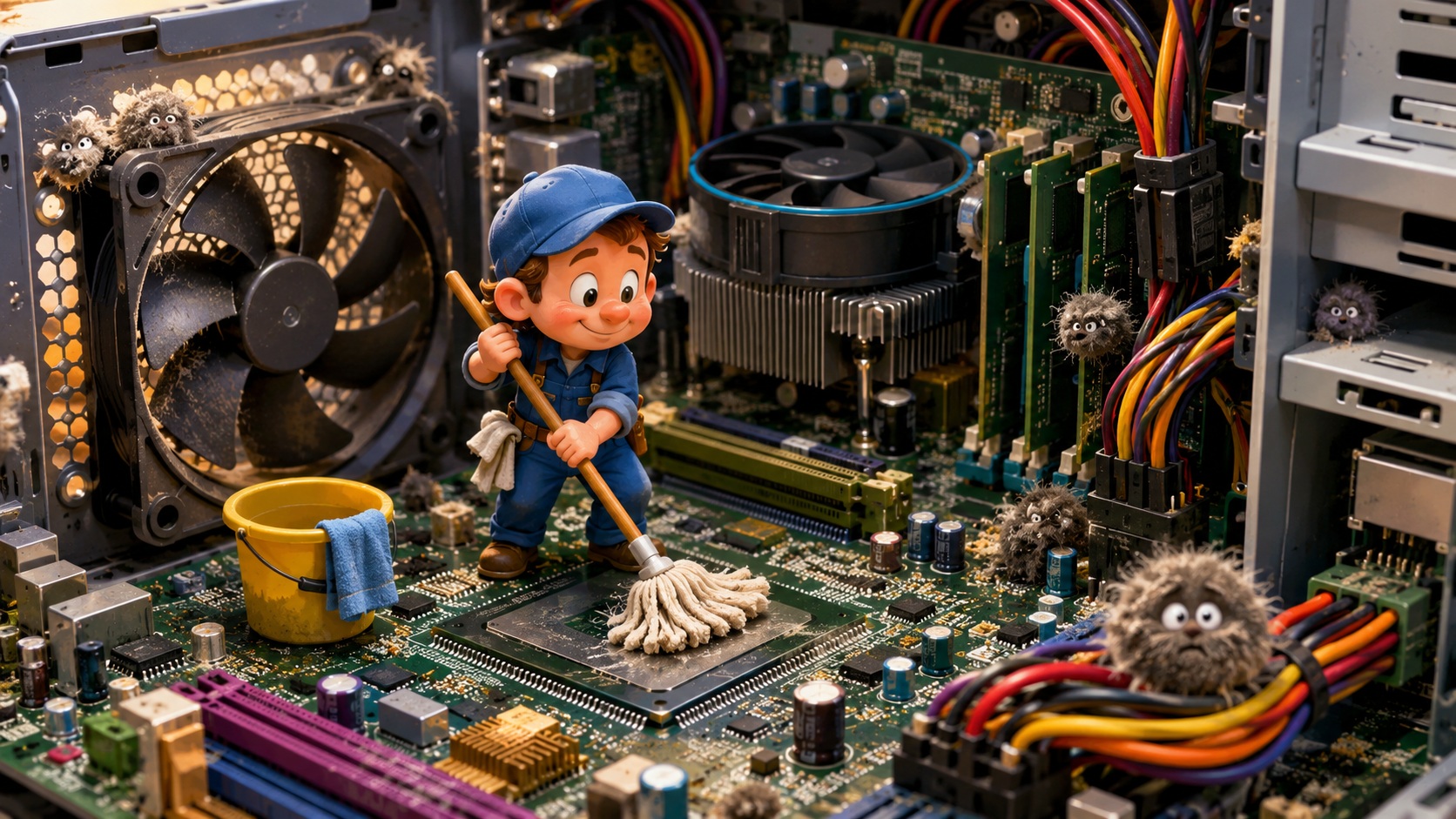 O faxineiro do computador (e do celular)