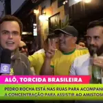 Globo foi ouvir torcedores nas ruas de São Paulo sobre amistoso da Seleção contra o Egito | Foto: Reprodução/X