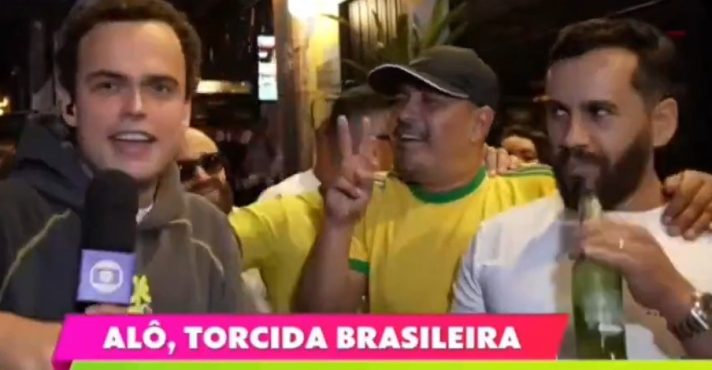 Globo foi ouvir torcedores nas ruas de São Paulo sobre amistoso da Seleção contra o Egito | Foto: Reprodução/X