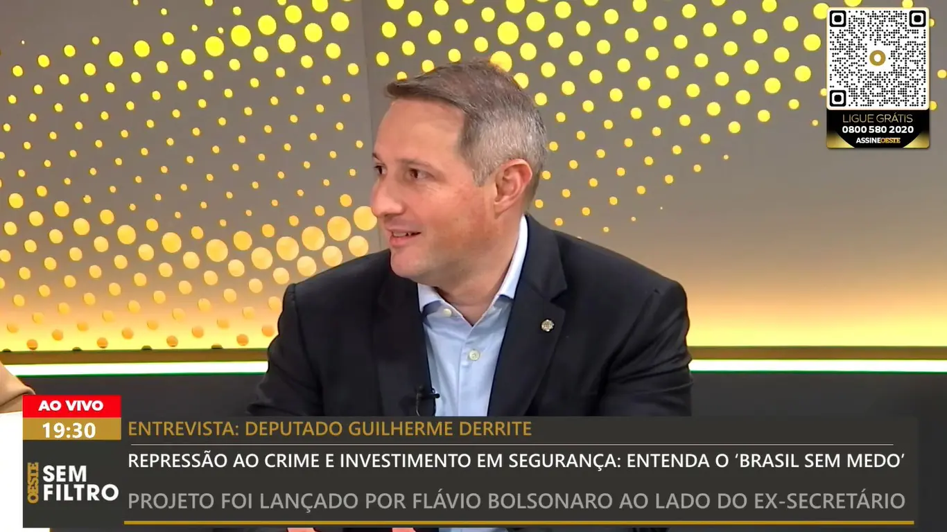 Guilherme Derrite defende chapa com Flávio e Tereza Cristina