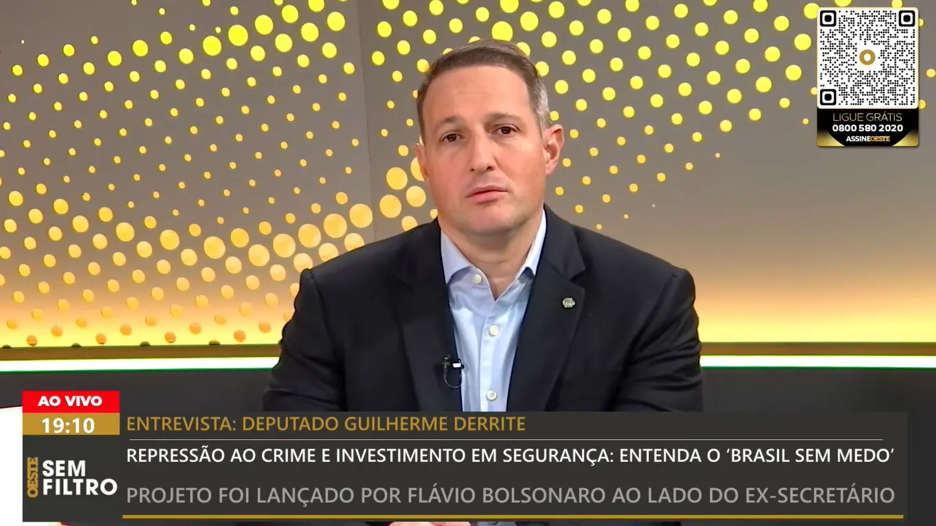 Guilherme Derrite defende classificação de facções como terroristas