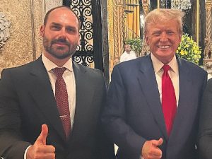 Eduardo Bolsonaro e Trump
