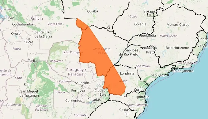 Inmet emite alerta de tempestade em regiões do Sul