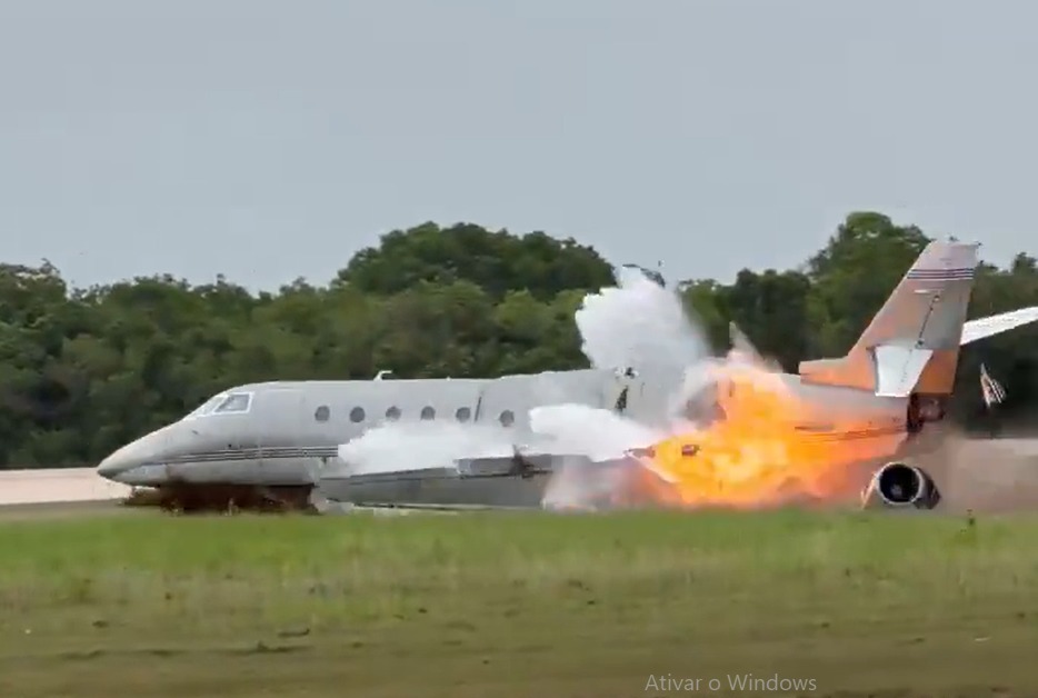 Jato executivo explode na República Dominicana; vídeo