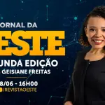 O Jornal da Oeste, Segunda Edição é transmitido de segunda a sexta, das 16h às 17h45 | Foto: Divulgação/Oeste