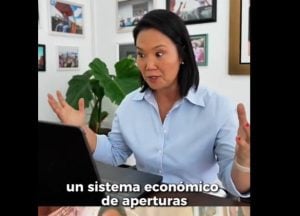 Keiko Fujimori discute abertura econômica em diálogo com María Corina | Foto: Reprodução/X/@KeikoFujimori
