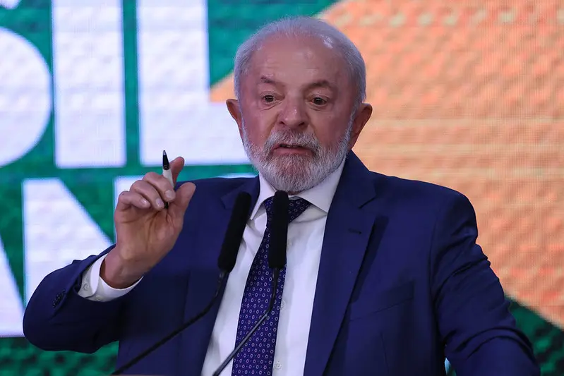 Lula, durante cerimônia no Planalto - 13/08/2025 | Reprodução/CanalGov/Via EBC