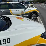 Viaturas posicionadas na rodovia durante a Operação Impacto Foto: Divulgação/Governo de SP