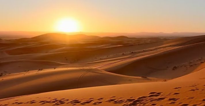 Deserto do Saara: temperaturas chegam a 45°C | Foto: Reprodução/Redes sociais